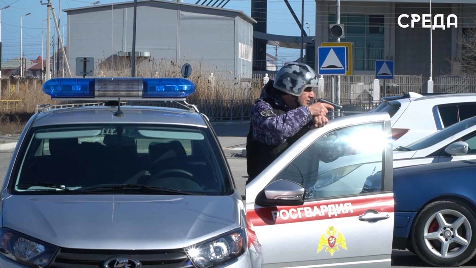 Тренировочные учения в случае установления «желтого» уровня  террористической опасности прошли в каспийском лицее номер 13 - Телеканал  SREDA